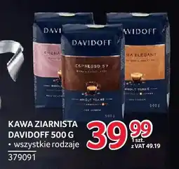 Selgros Kawa ziarnista Davidoff oferta