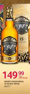Selgros Whisky Chivas Regal 15 YO 40% oferta