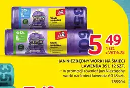 Selgros Worki na śmieci lawenda 60 l 8 szt. Jan Niezbędny oferta