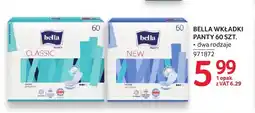 Selgros Wkładki Panty New 60 szt. Bella oferta
