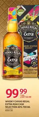 Selgros Whisky Chivas Regal Extra Rum Cask Selection 40% oferta
