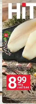 Selgros Halibut filet bez skóry oferta