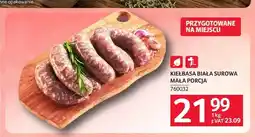Selgros Kiełbasa biała surowa mała porcja oferta