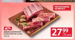 Selgros Żeberka wieprzowe extra paski ok oferta