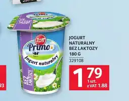 Selgros Jogurt naturalny bez laktozy Primo Zott oferta