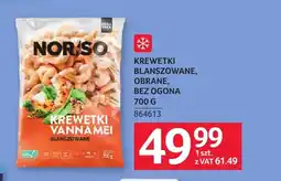Selgros Krewetki blanszowane obrane bez ogona Nor-So oferta