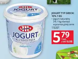 Selgros Jogurt typ grecki Kuchmistrza Mlekovita 10% oferta