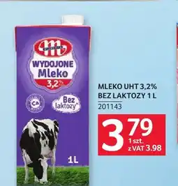 Selgros Mleko UHT bez laktozy Wydojone Mlekovita 3,2% oferta