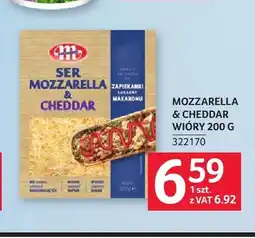 Selgros Ser Mozzarella & Cheddar wióry Mlekovita oferta