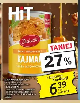 Selgros Masa krówkowa Delecta oferta