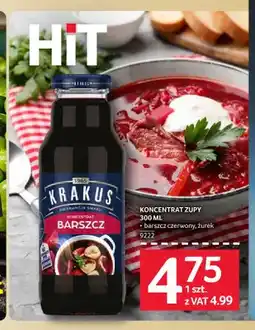Selgros Koncentrat zupy barszcz czerwony Krakus oferta