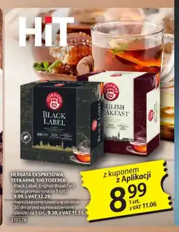 Selgros Herbata ekspresowa English Breakfast Teekanne oferta