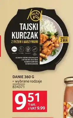 Selgros Danie tajski kurczak z ryżem i warzywami Meal Box oferta