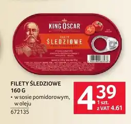 Selgros Filety śledziowe w oleju King Oscar oferta