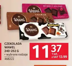 Selgros Czekolada Wawel oferta