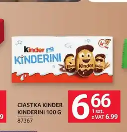 Selgros Ciastka Kinder Kinderini oferta