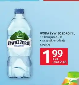 Selgros Woda Żywiec Zdrój oferta