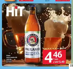 Selgros Piwo bezalkoholowe Paulaner oferta