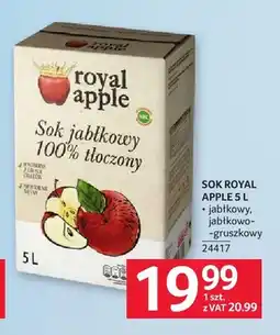 Selgros Sok jabłkowy Royal Apple oferta