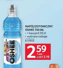Selgros Napój izotoniczny Oshee oferta