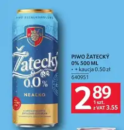 Selgros Piwo bezalkoholowe Žatecký oferta
