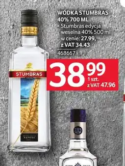 Selgros Wódka Stumbras 40% oferta
