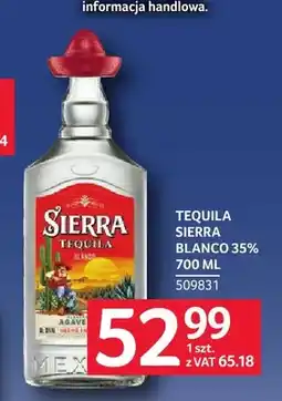 Selgros Tequila Sierra Blanco 35% oferta