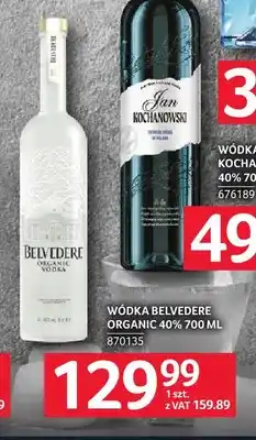 Selgros Wódka Belvedere Organic 40% oferta