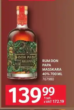 Selgros Rum Don Papa Masskara oferta