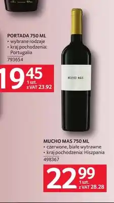 Selgros Wino czerwone wytrawne Mucho Mas oferta
