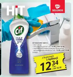 Selgros Mleczko Cif oferta