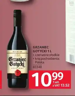 Selgros Wino czerwone Grzaniec Gotycki oferta