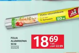 Selgros Folia aluminiowa Jan Niezbędny 50 m oferta
