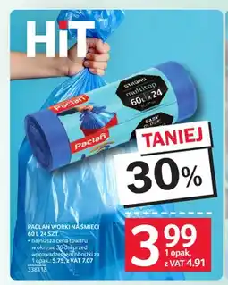 Selgros Worki na śmieci 60 l Paclan oferta