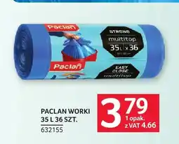 Selgros Worki na śmieci 35 l Paclan oferta