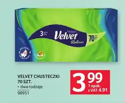 Selgros Chusteczki Velvet 70 szt oferta