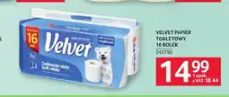 Selgros Papier toaletowy Velvet 16-pak oferta