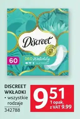 Selgros Wkładki Discreet 60 szt oferta