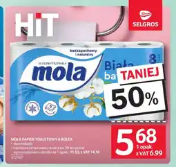 Selgros Papier toaletowy Mola 8-pak oferta