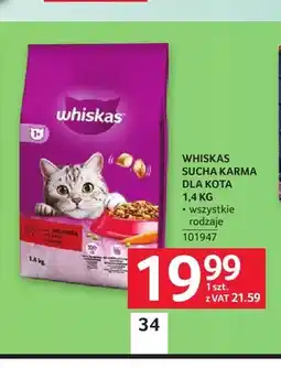 Selgros Sucha karma dla kota Whiskas oferta