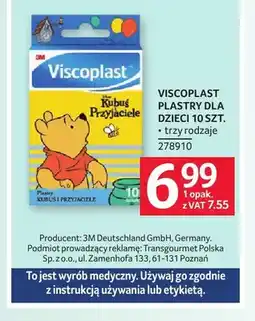 Selgros Plastry dla dzieci 10 szt. Viscoplast oferta