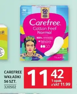 Selgros Wkładki Carefree 56 szt oferta