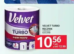 Selgros Ręcznik Velvet Turbo oferta