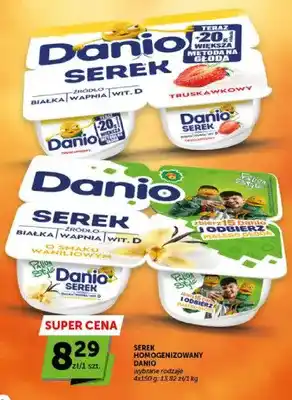 Serek homogenizowany Danio truskawkowy 4-pak