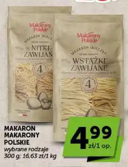 ABC Makaron jajeczny nitki zawijane Makarony Polskie oferta