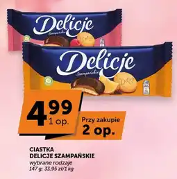 ABC Ciastka Delicje Szampańskie malinowe oferta