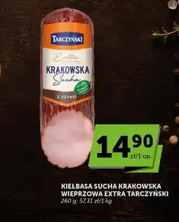 ABC Kiełbasa sucha krakowska wieprzowa extra Tarczyński oferta