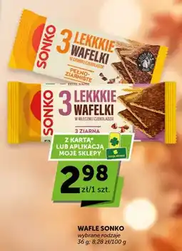 ABC Wafle Sonko Lekkie Wafelki w mlecznej czekoladzie 3 ziarna oferta