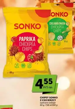 ABC Chipsy Sonko z ciecierzycy papryka oferta