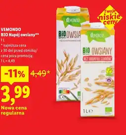 Lidl Napój owsiany Vemondo oferta